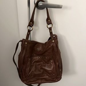Leather Lucky Brand crossbody bag